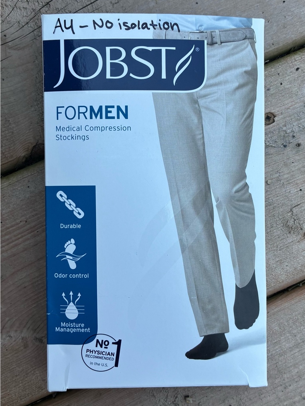 JOBST ForMen Medical Compression Stockings - Black